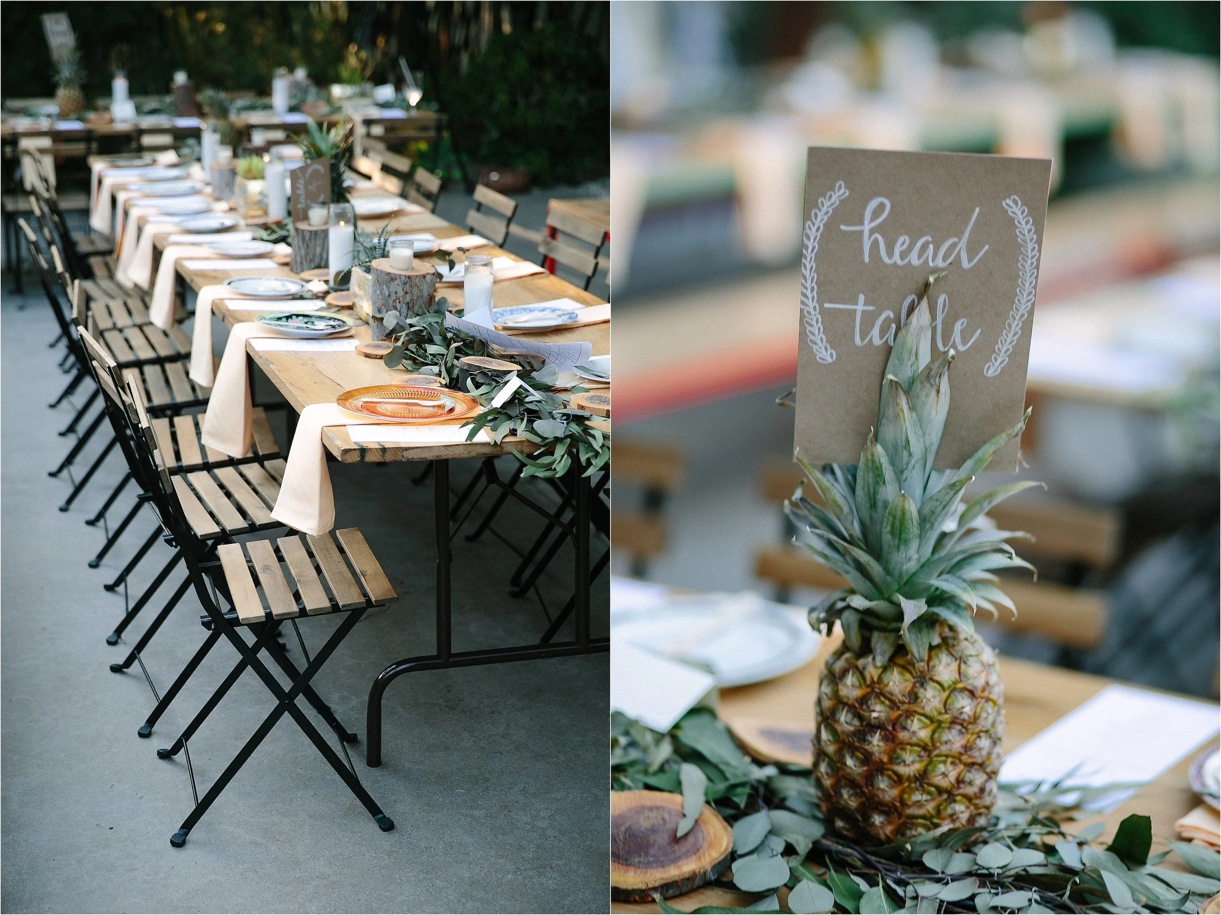 Reception Tablescape Detail Photo