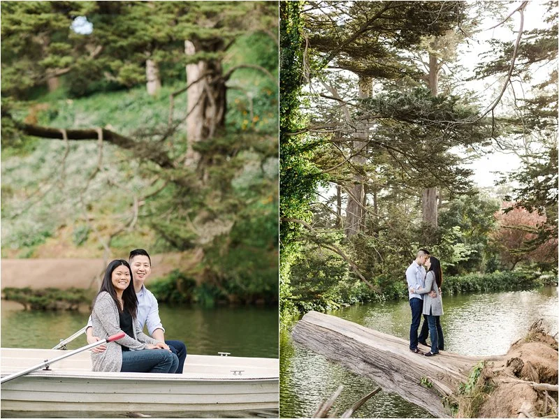 Lake Engaement Photos in Golden Gate Park