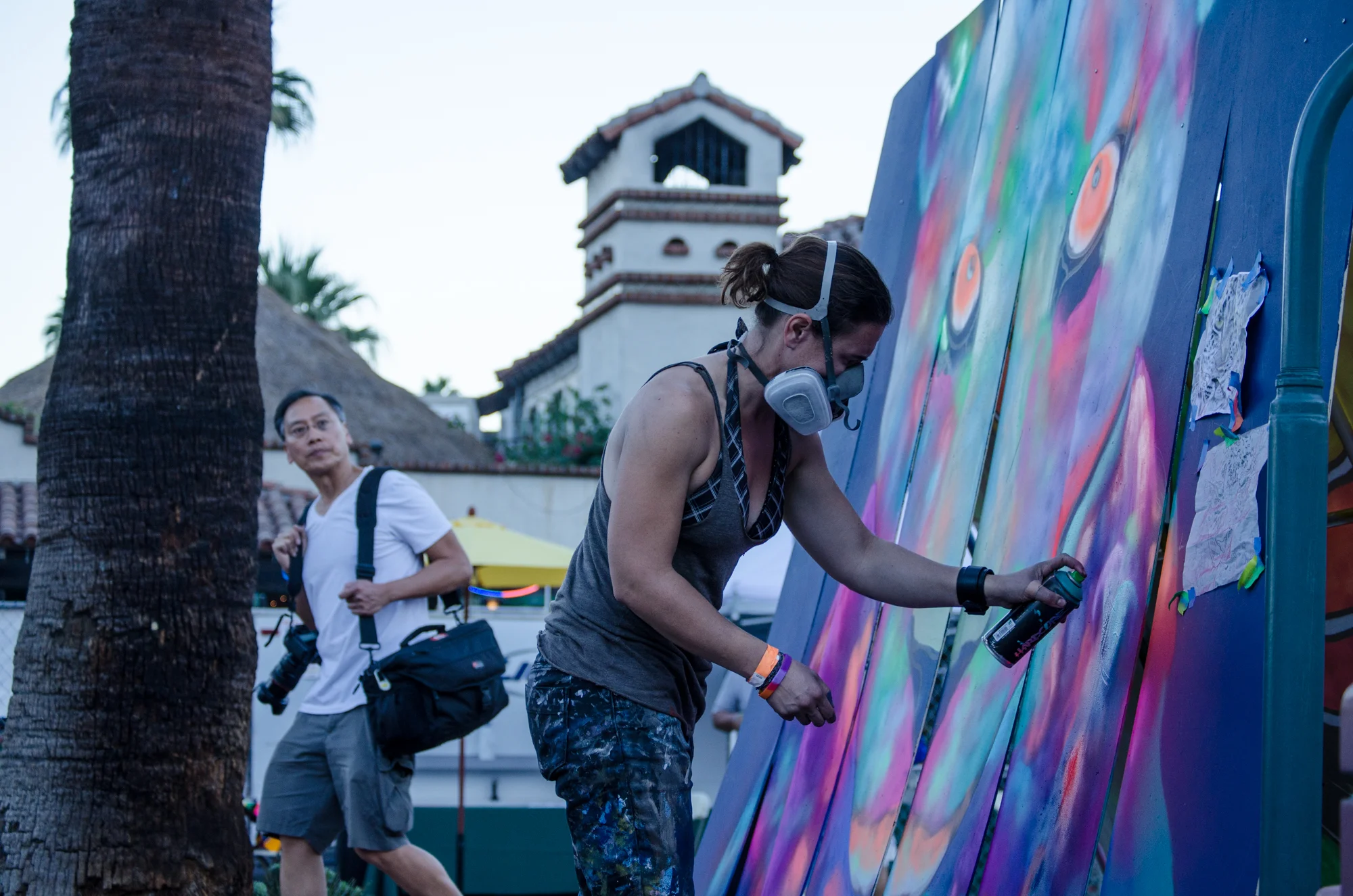 Live Painting at Palm Springs Pride Palm Springs, California 2014 Photo by Julio Vazquez