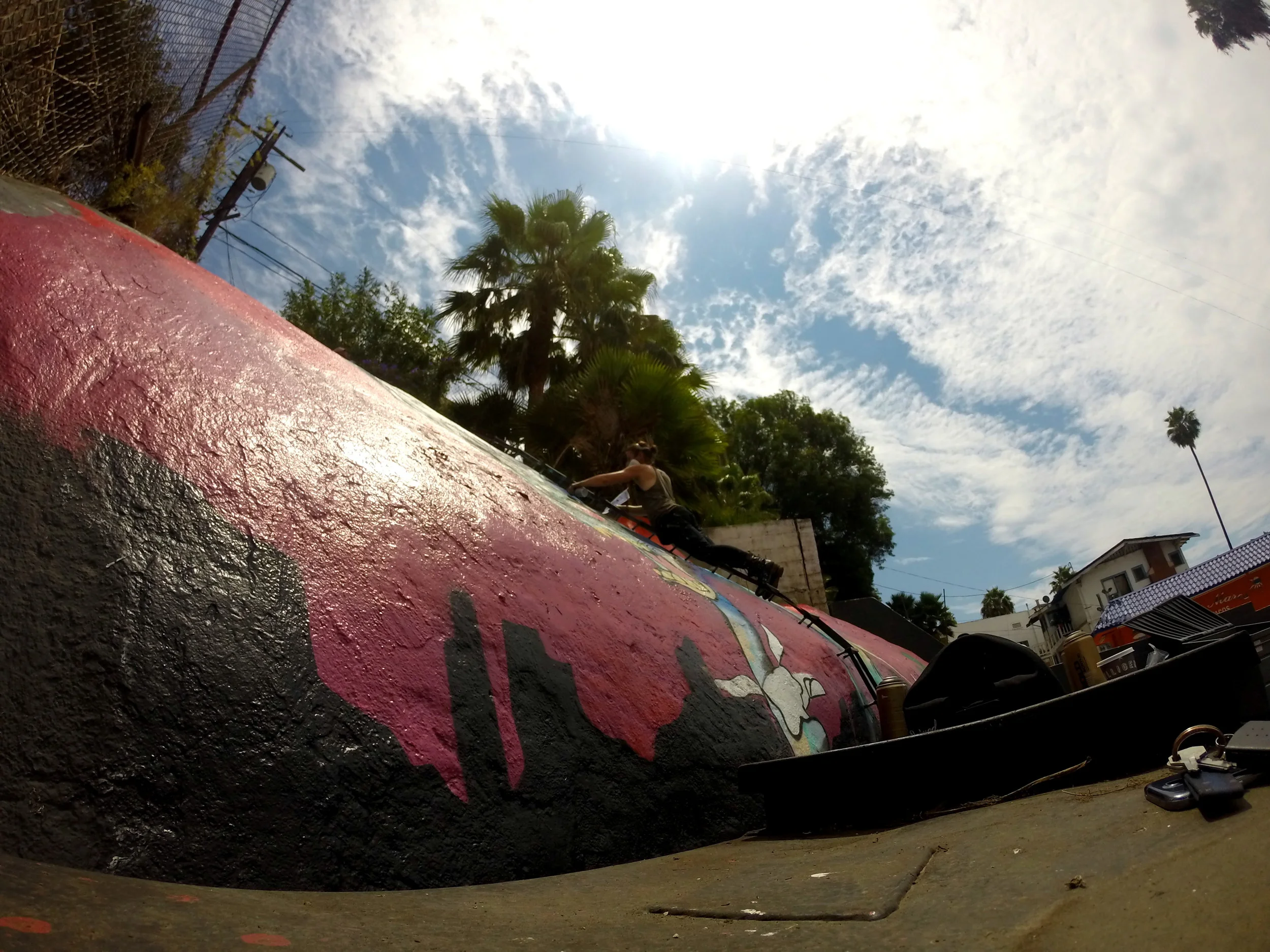 Painting at Diablo Taco