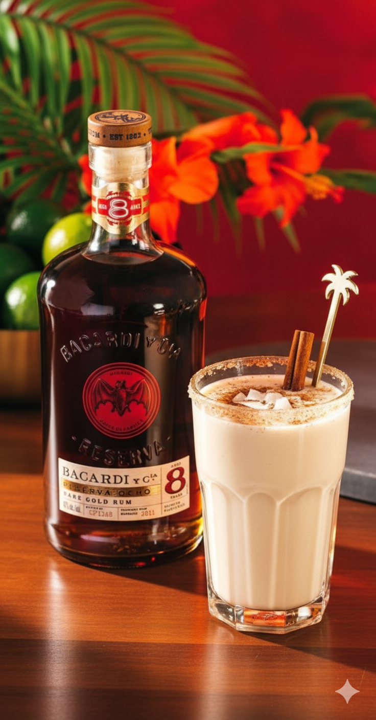 A Taste of the Holidays: My Ultimate Vegan Coquito Recipe with Bacardí Reserva Ocho
