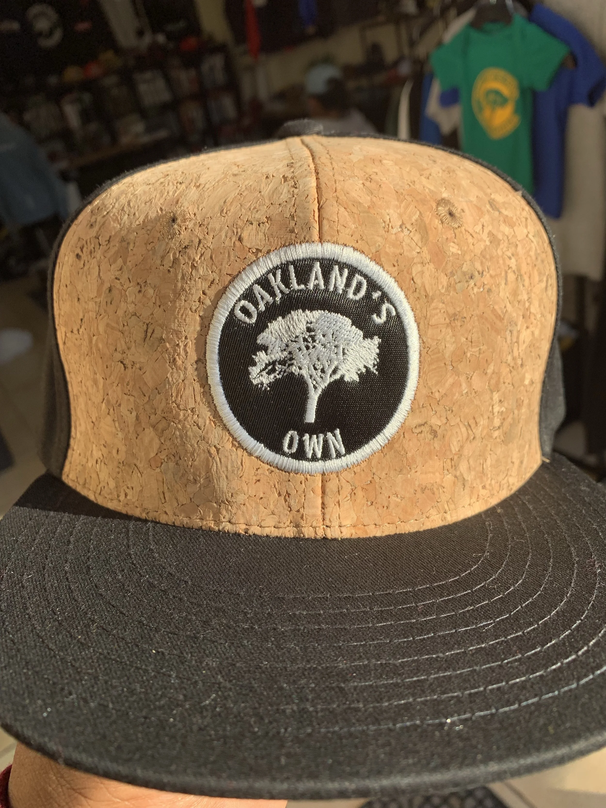 cork snapback hat