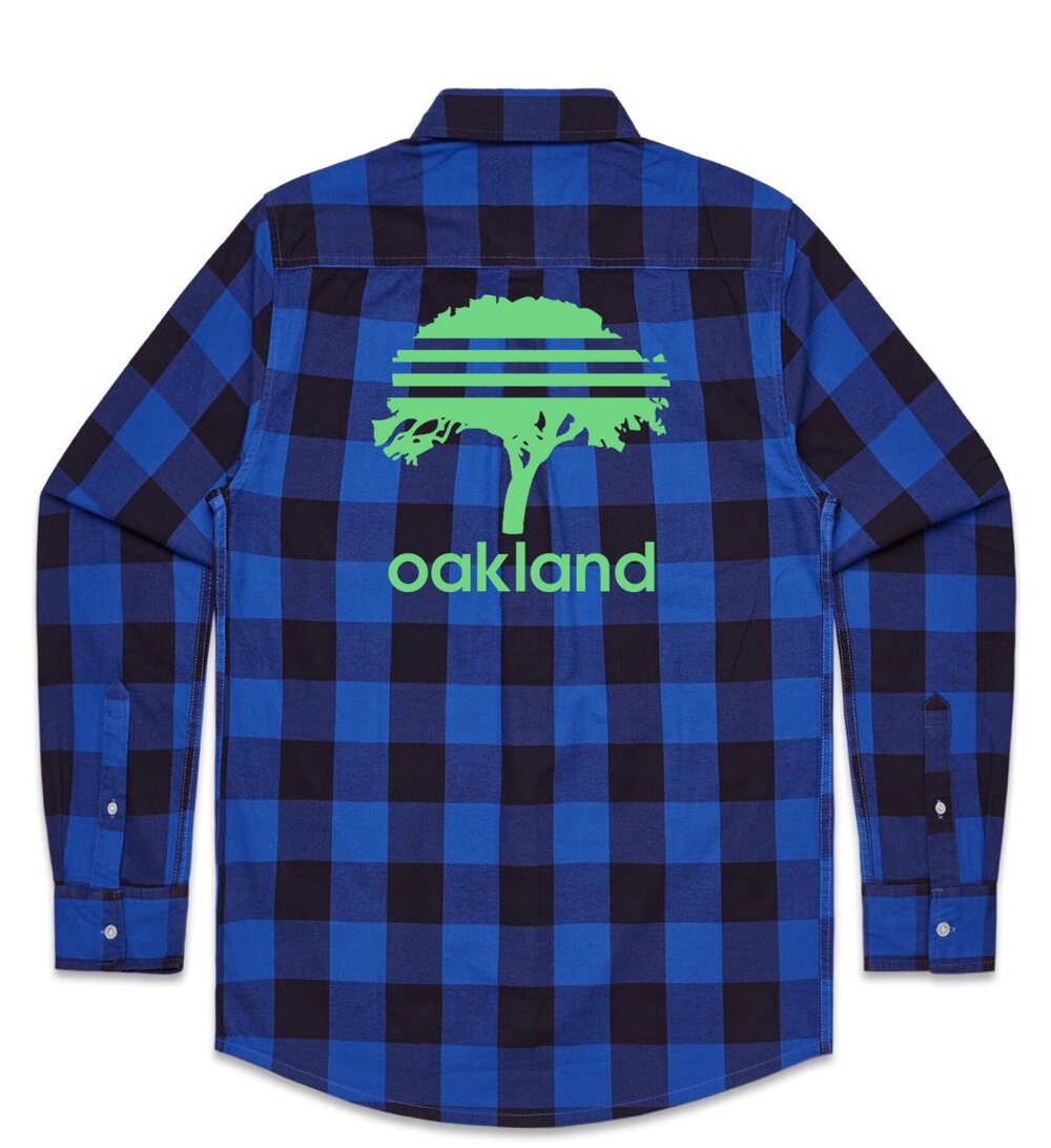 Oakland's Own Year Three Flannel - Glow in The Dark