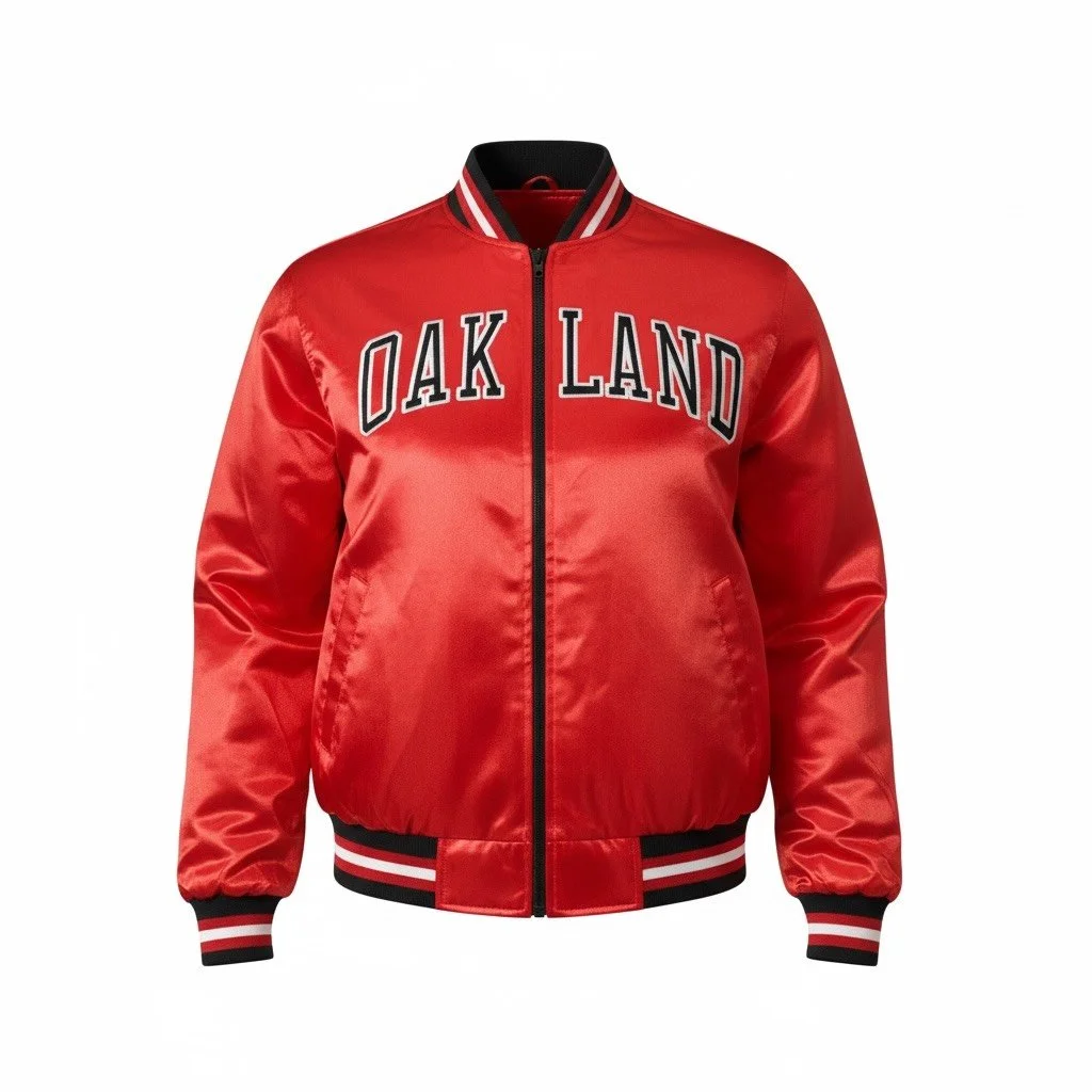 Blazing Reversible Satin Jacket – Oakland's Own | Oakland's Own