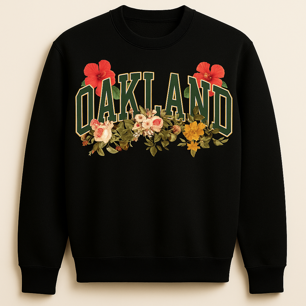 Bloom Oakland Crewneck - Embroidery ( Pre Orders )