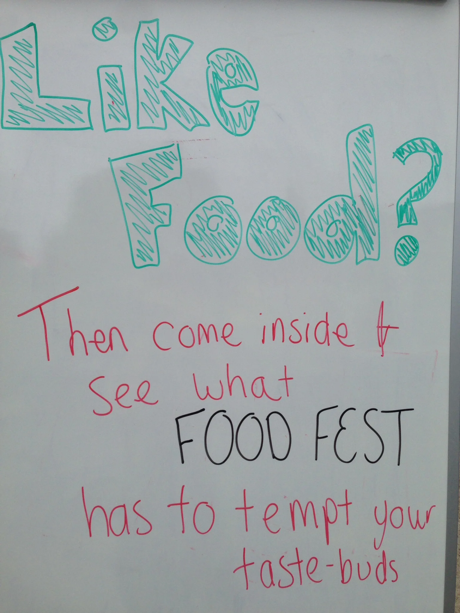 Chester Students Food Fest in the Small Hall!
