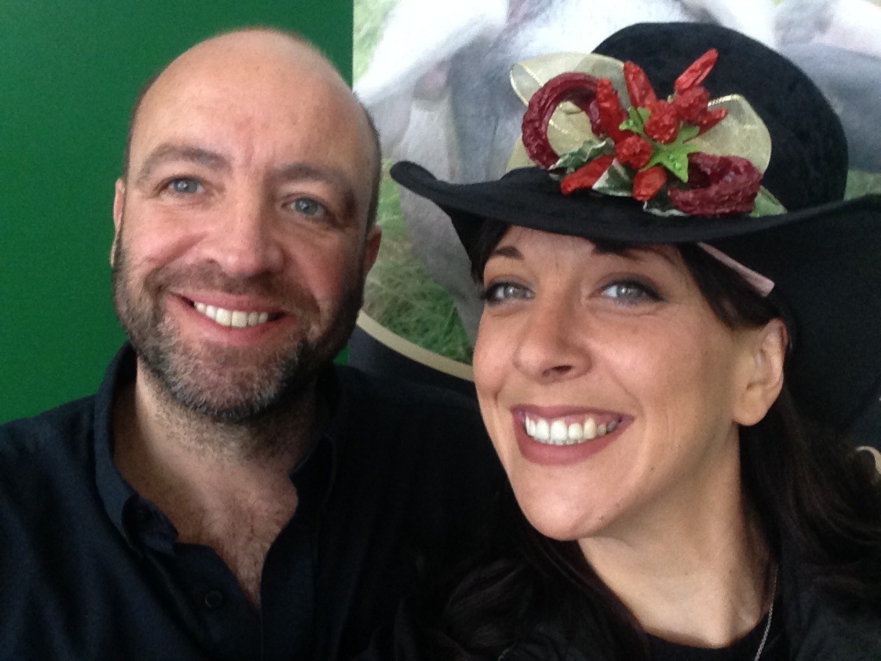Mrs Bongo with Mike at an Plassey Market last year!