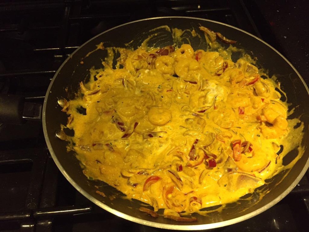 Dave's finished curry!