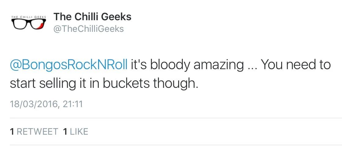 We're so gonna quote you Chilli Geeks!