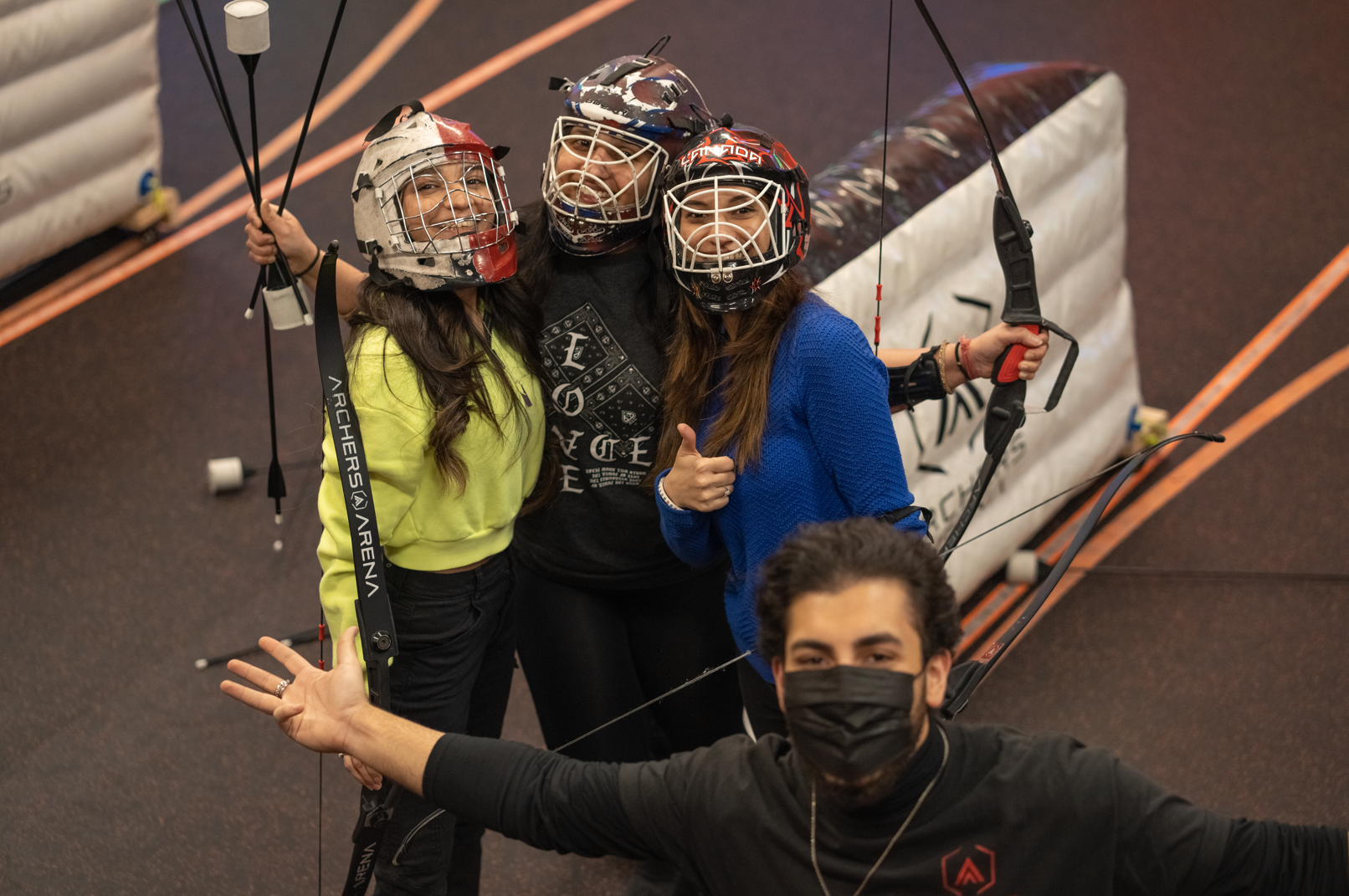 Adults enjoying fun weekday indoor activities together in Toronto