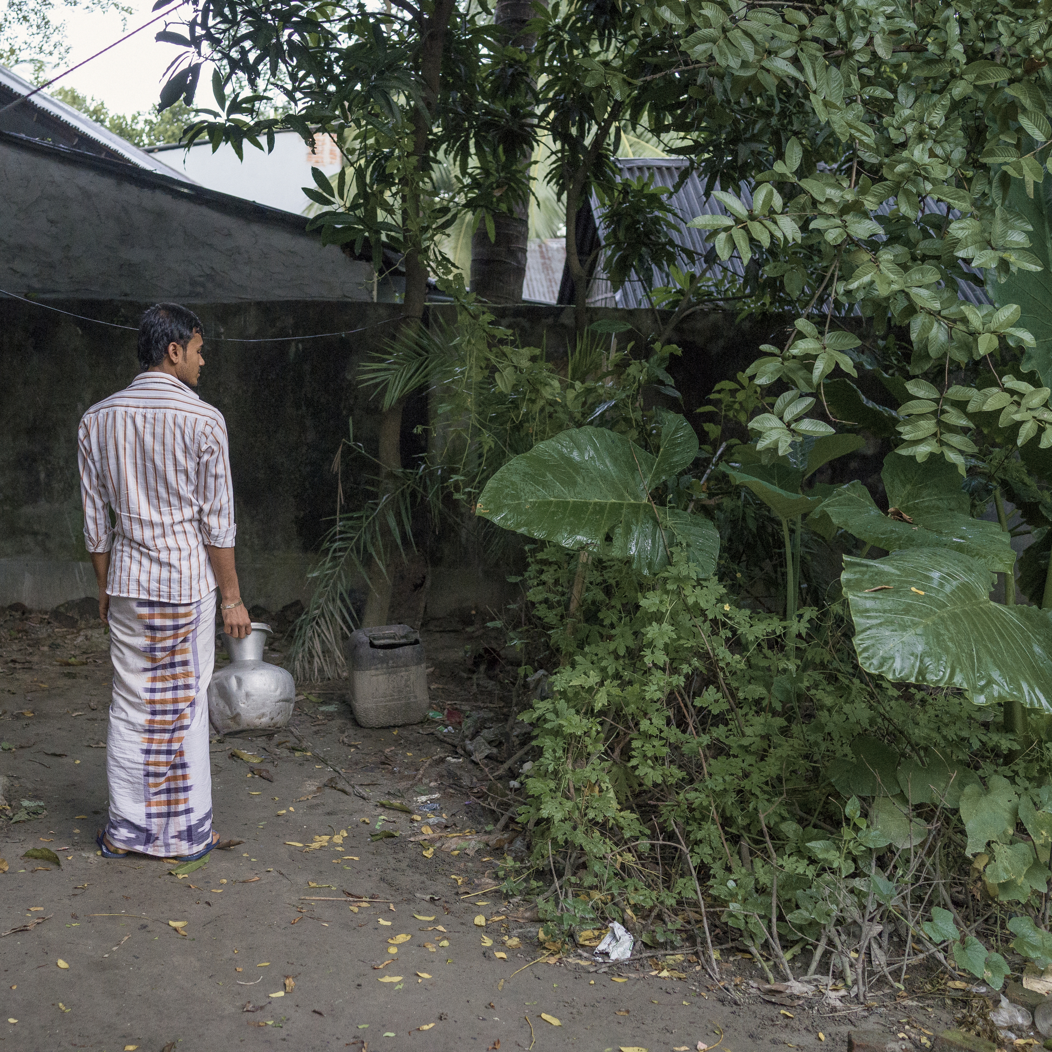 Belayed Hossain is a supportive husband who helps his wife daily, Rabeya Khanam, a Rana Plaza survivor 