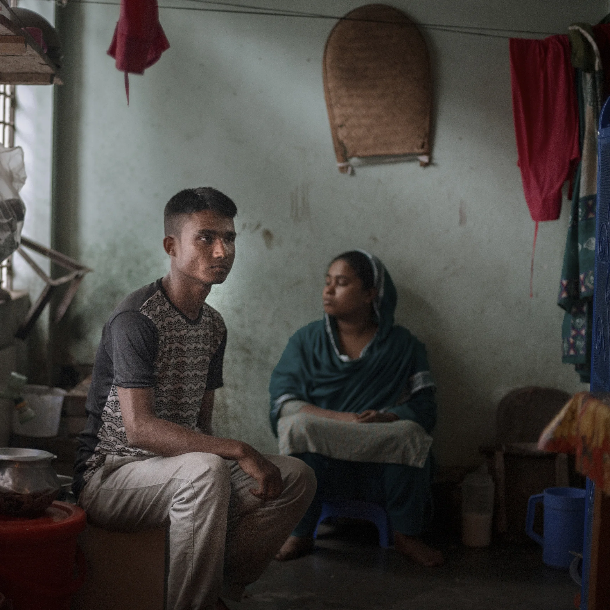 Lipi aktar with his brother