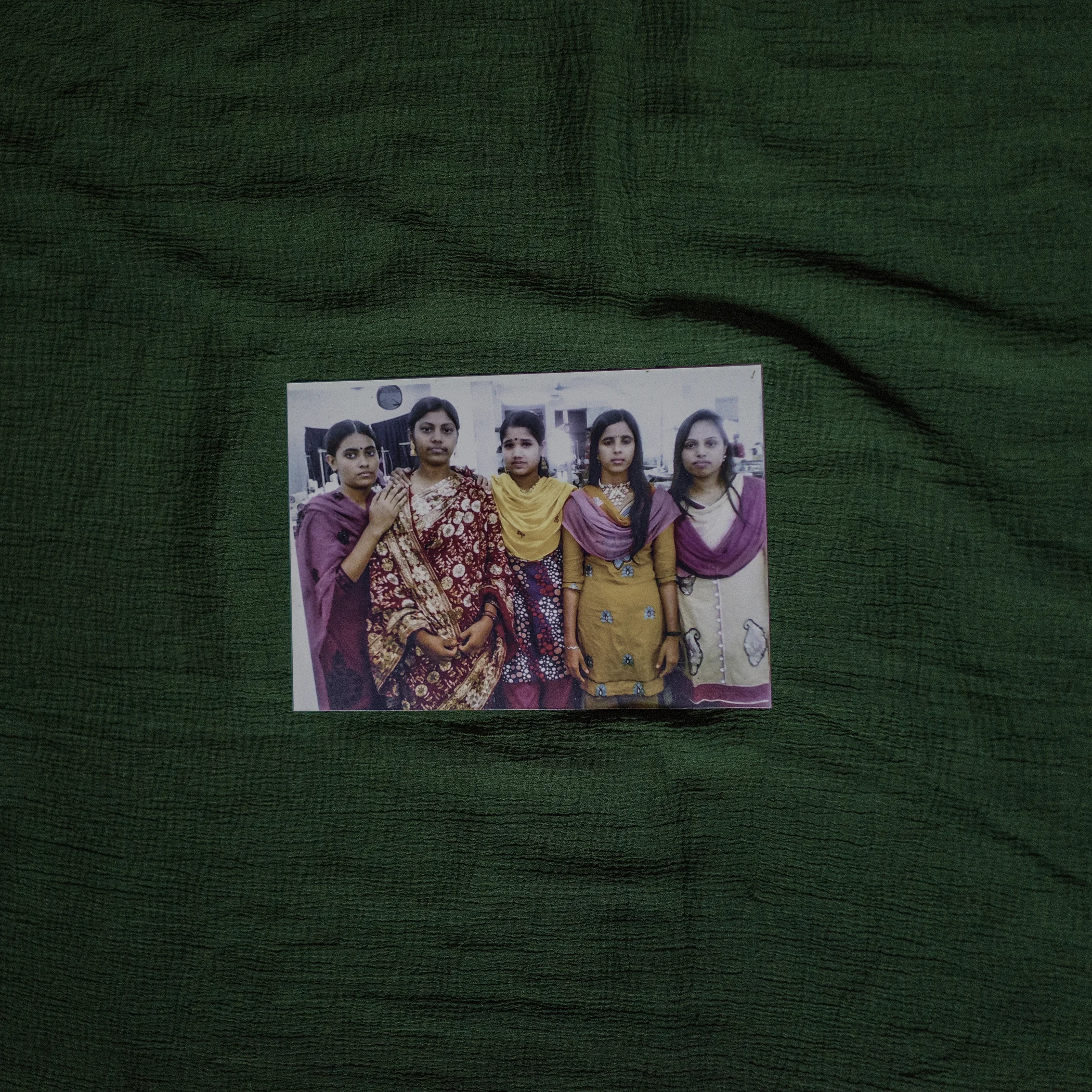 A happy moment in Taslima’s life with her colleagues, when she worked in the New Textile Limited on the seventh floor of Rana Plaza.