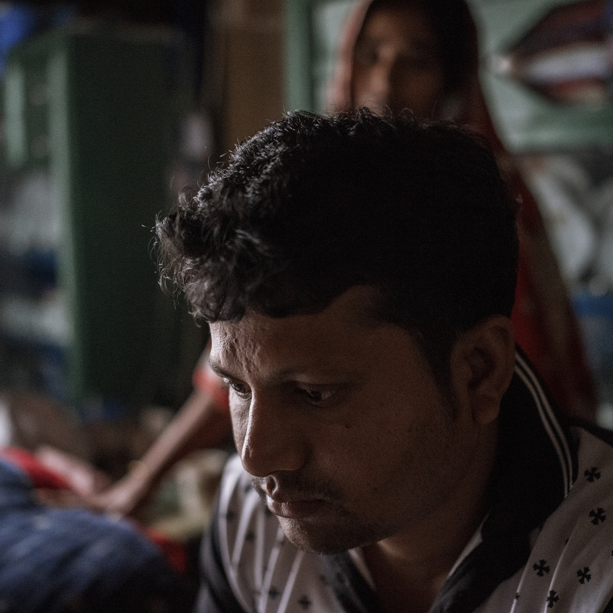 Shamim, who formerly worked as a supervisor in a garments factory, now works as an operator because he was rendered unfit for the post when Rana Plaza collapsed and injured him severely.