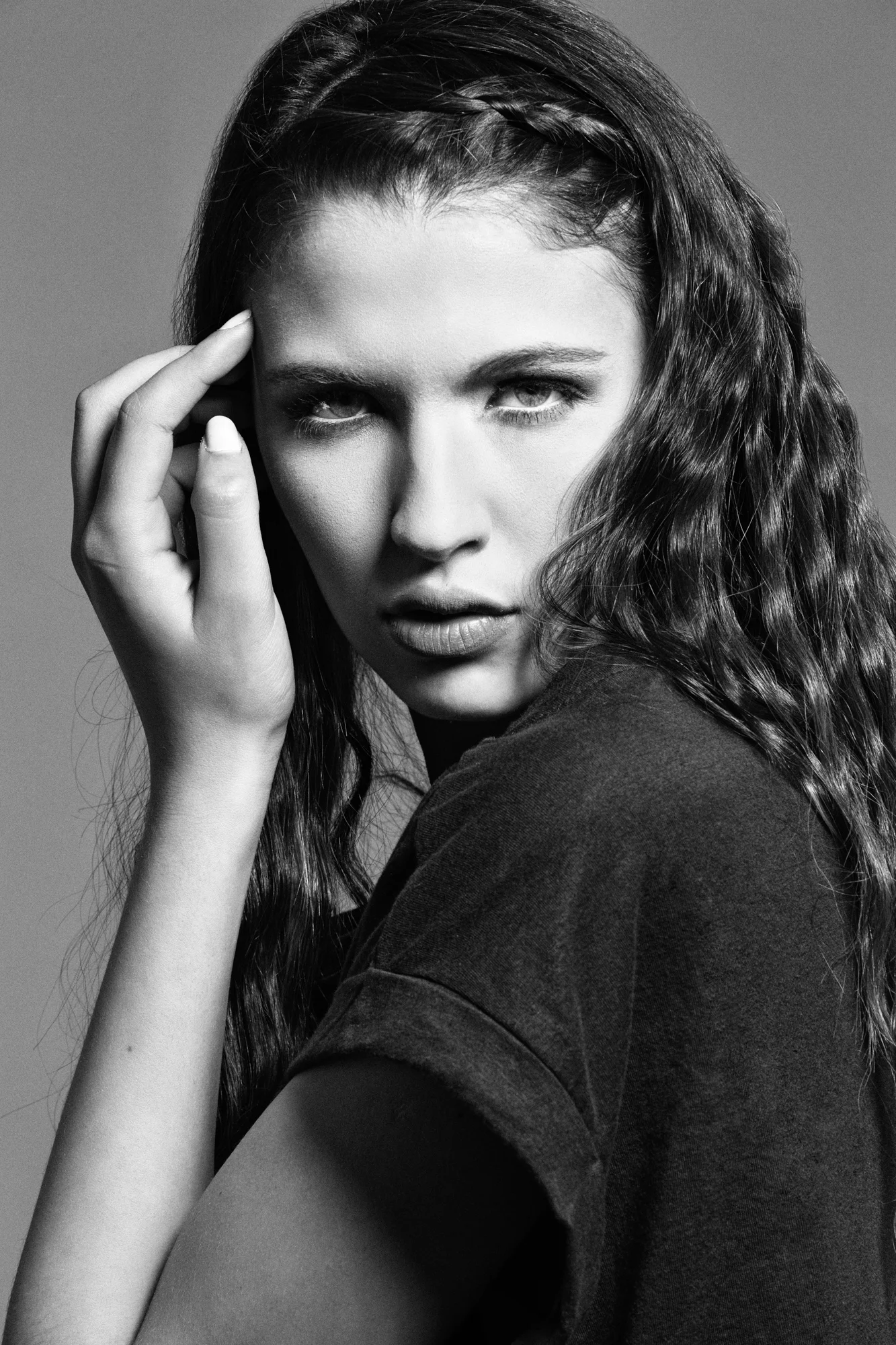 Simple styling, light and less-than-my-normal contrast in editing, provide a softer look for Claire