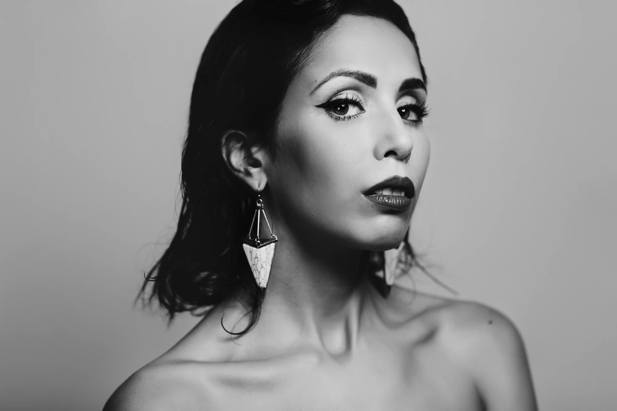 Studio. Faces. Black & White. 