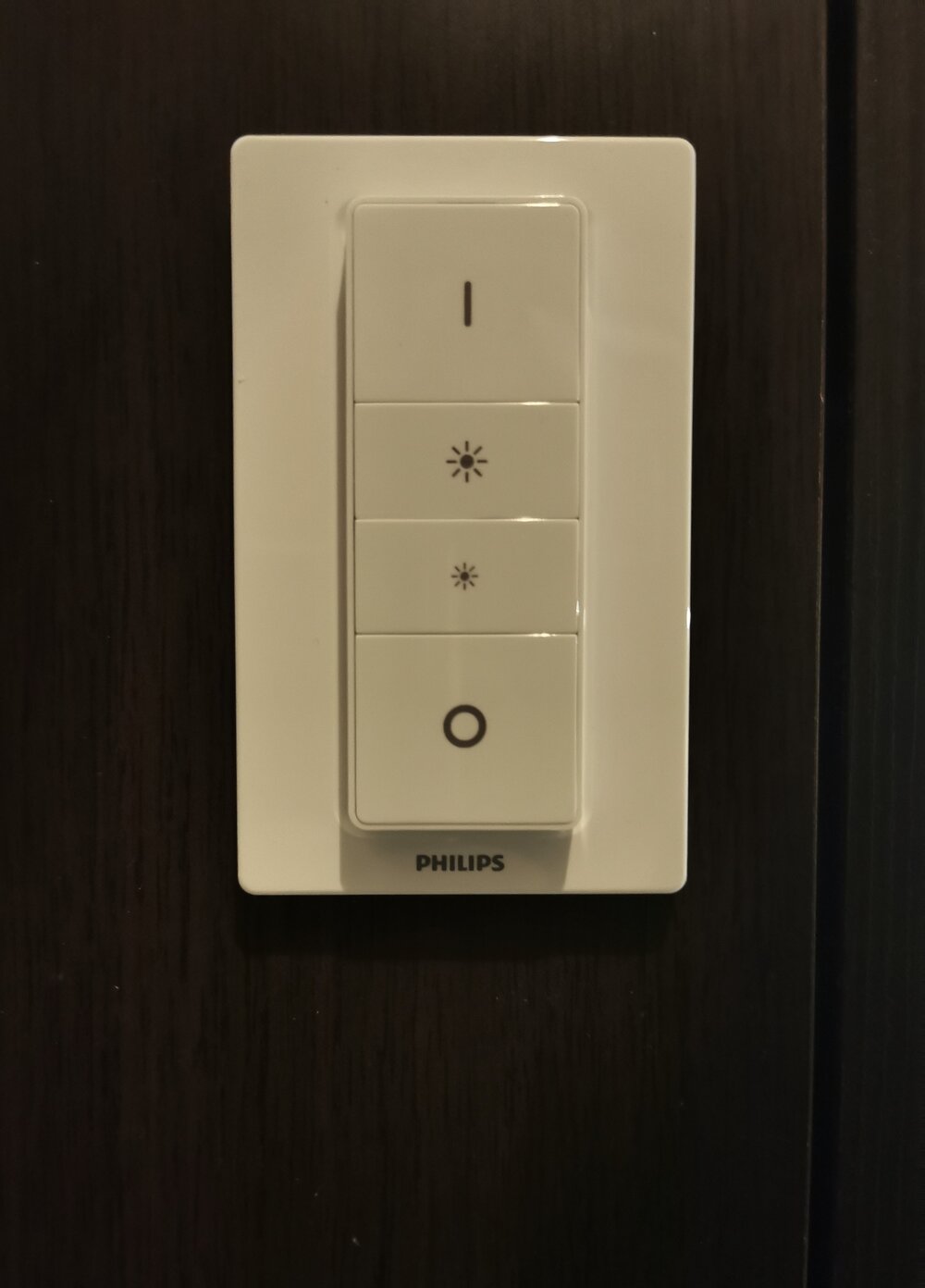 Philips Hue Smart dimmer switch stuck to furniture