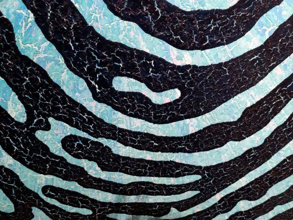 Acrylics on canvas Detail