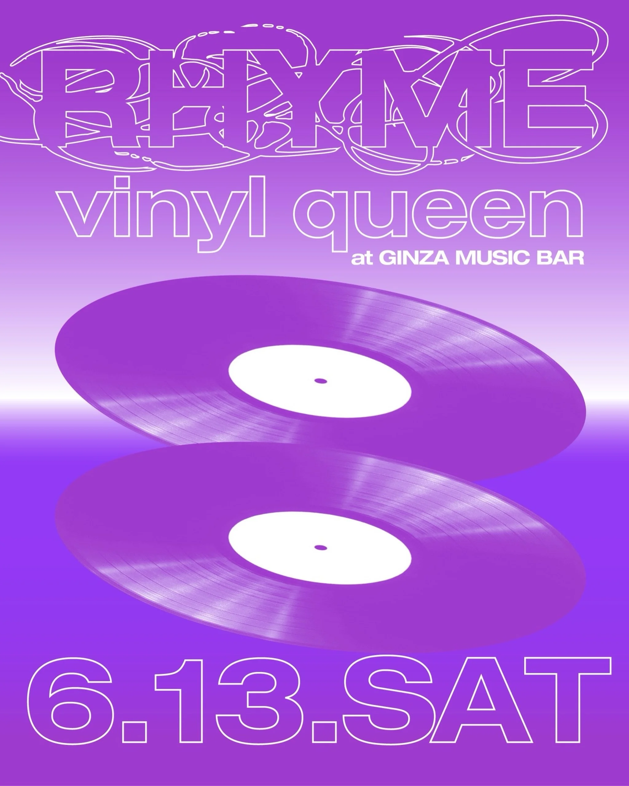 GINZA MUSIC BAR PRESENTS

▶︎6.13.SAT
VINYL-QUEEN 
RHYME @_rhyme_ 

#vinyl #vinyllovers #ginzamusicbar #musicbar #hifiaudio
