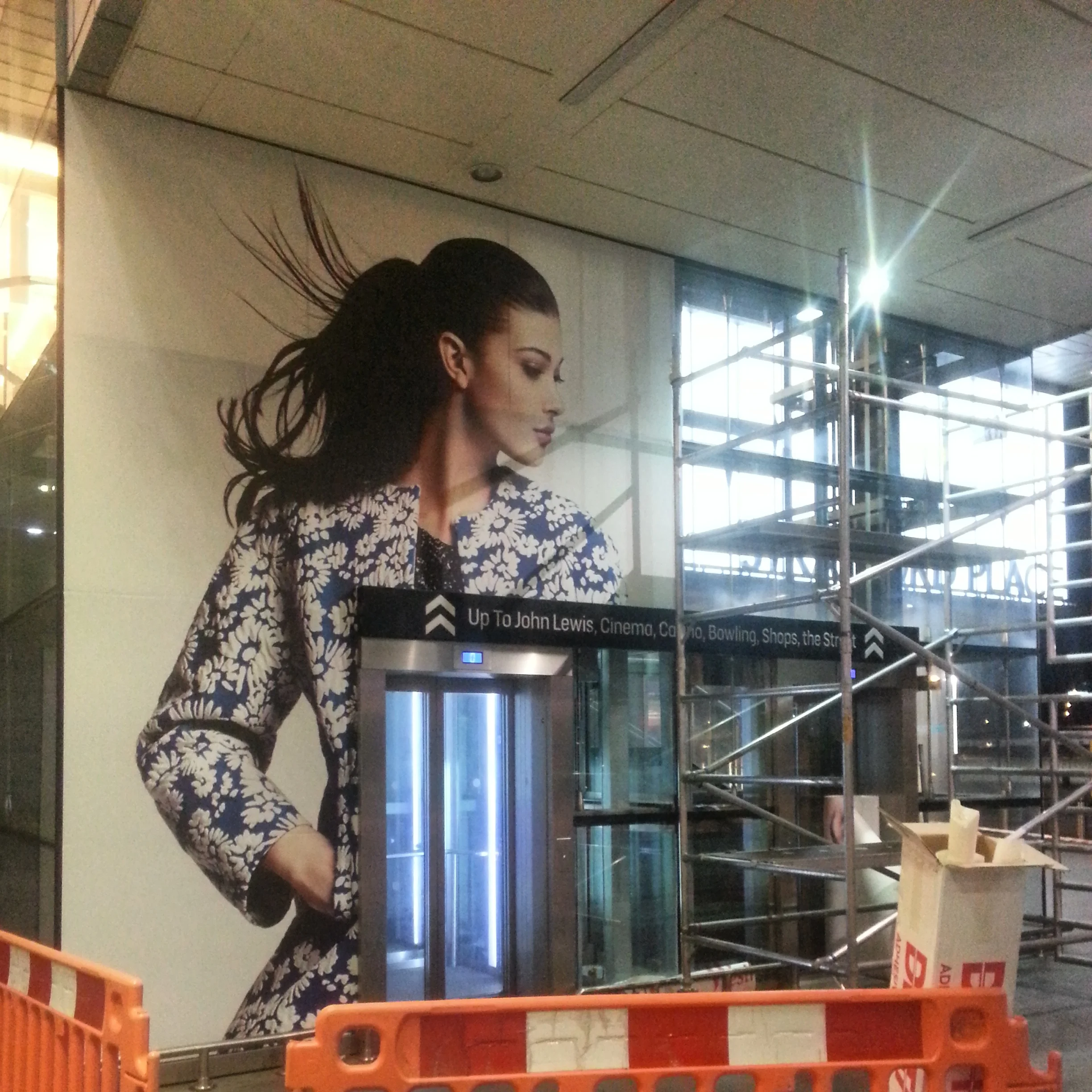Retail Display Graphics - Making great use of plain glass structures
