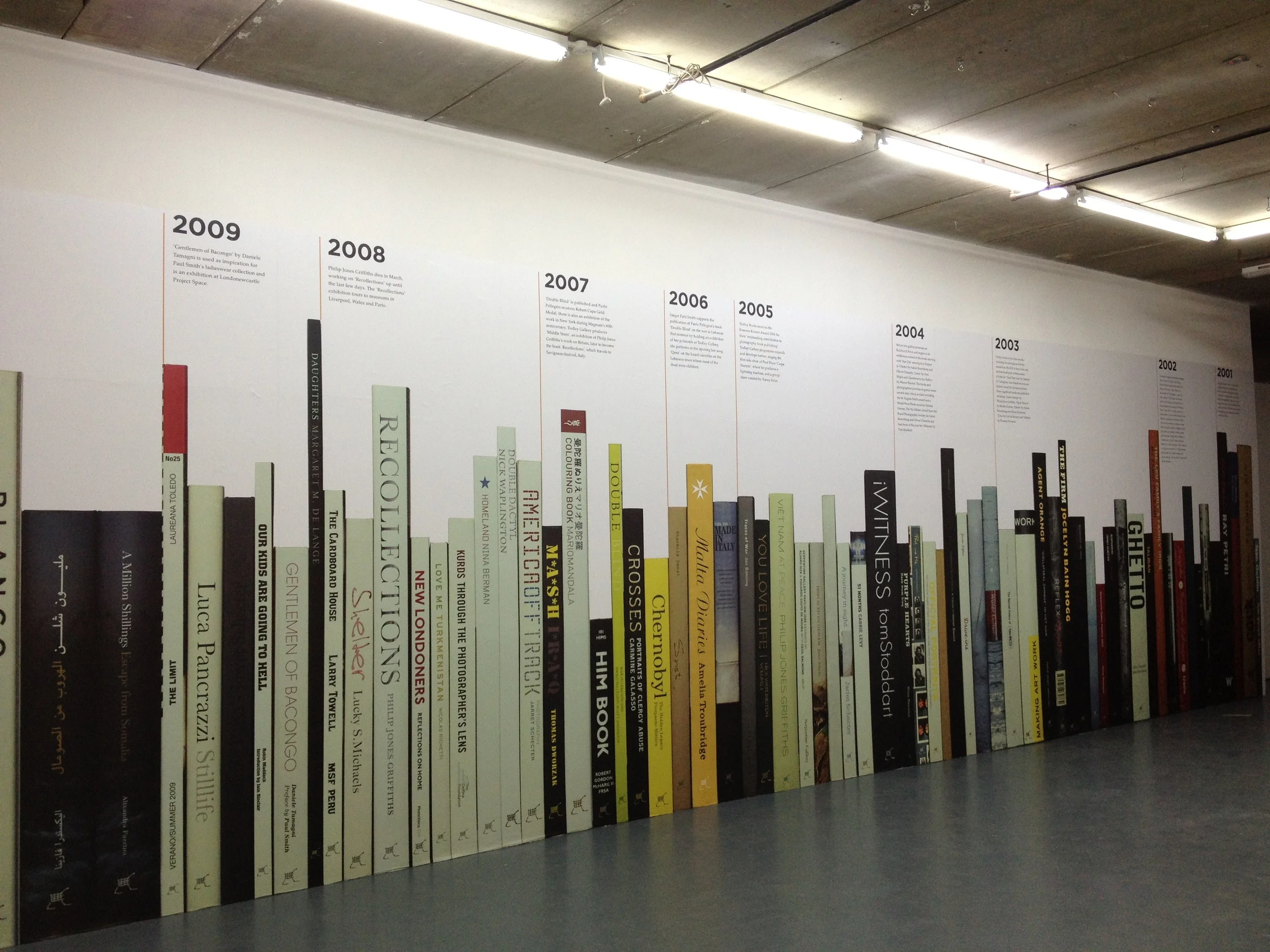 12m x 3m wall wrap for an art exhibtion