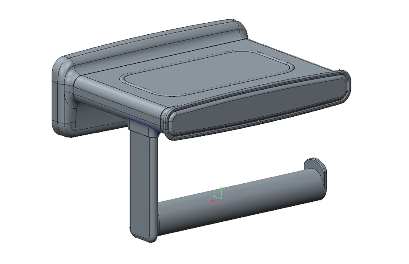 The chosen directions were refined in CAD. I modeled the first two directions in Solidworks, while my boss modeled the other two directions in Creo. Consideration was taken into producing the right proportion to accommodate a variety of phone sizes as well as manufacturability. 