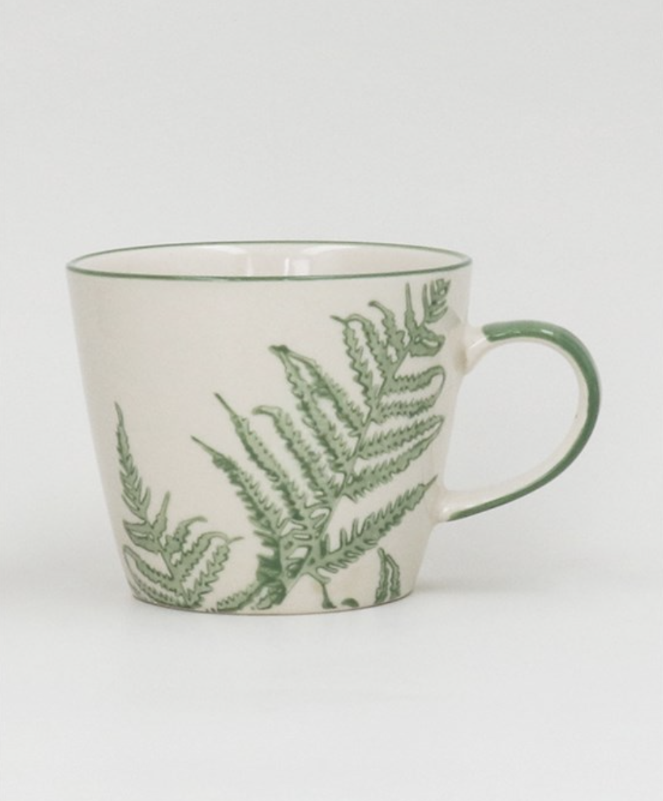 GREEN FERN MUG