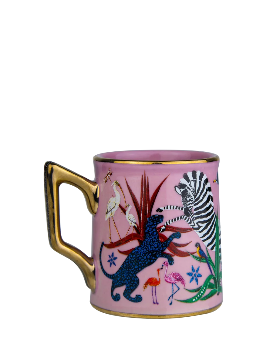 ORTIGIA SICILIA TAZZINA CERAMIC PINK - ESPRESSO