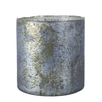 Medium Glass Votive Blue £5.95