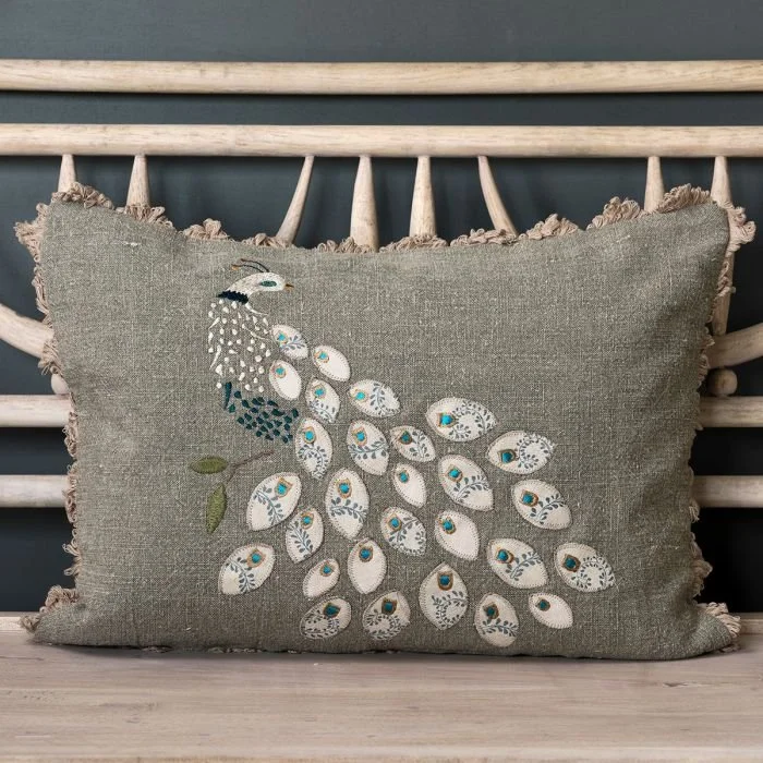 WHITE HARE CUSHION