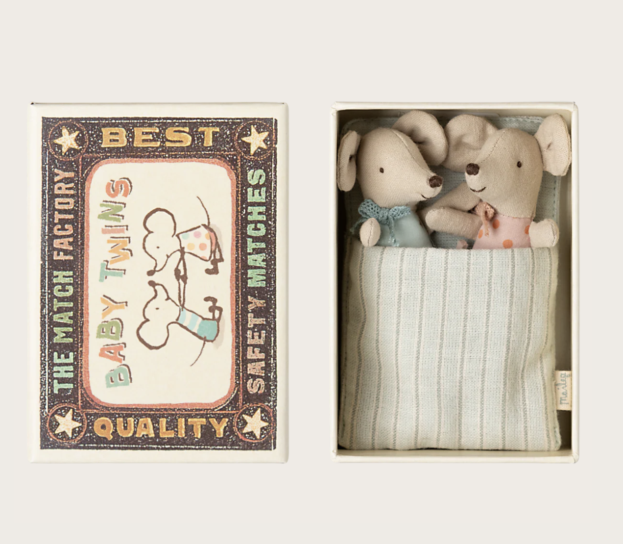 BABY MICE TWINS IN A BOX