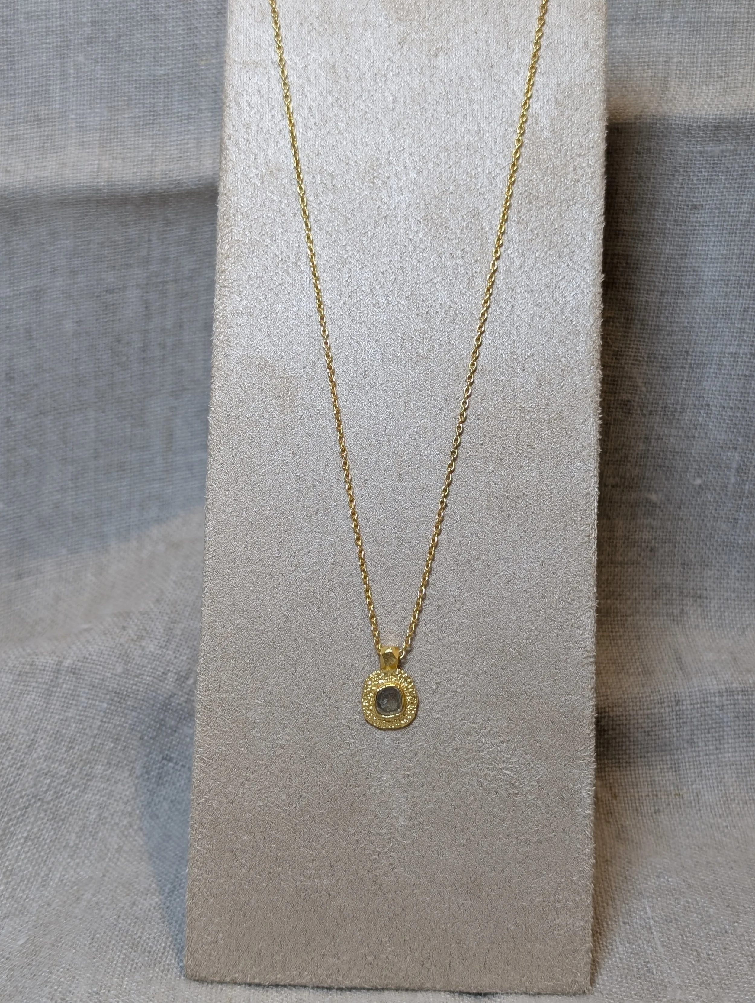 POLKI DIAMOND GOLD PLATED NECKLACE