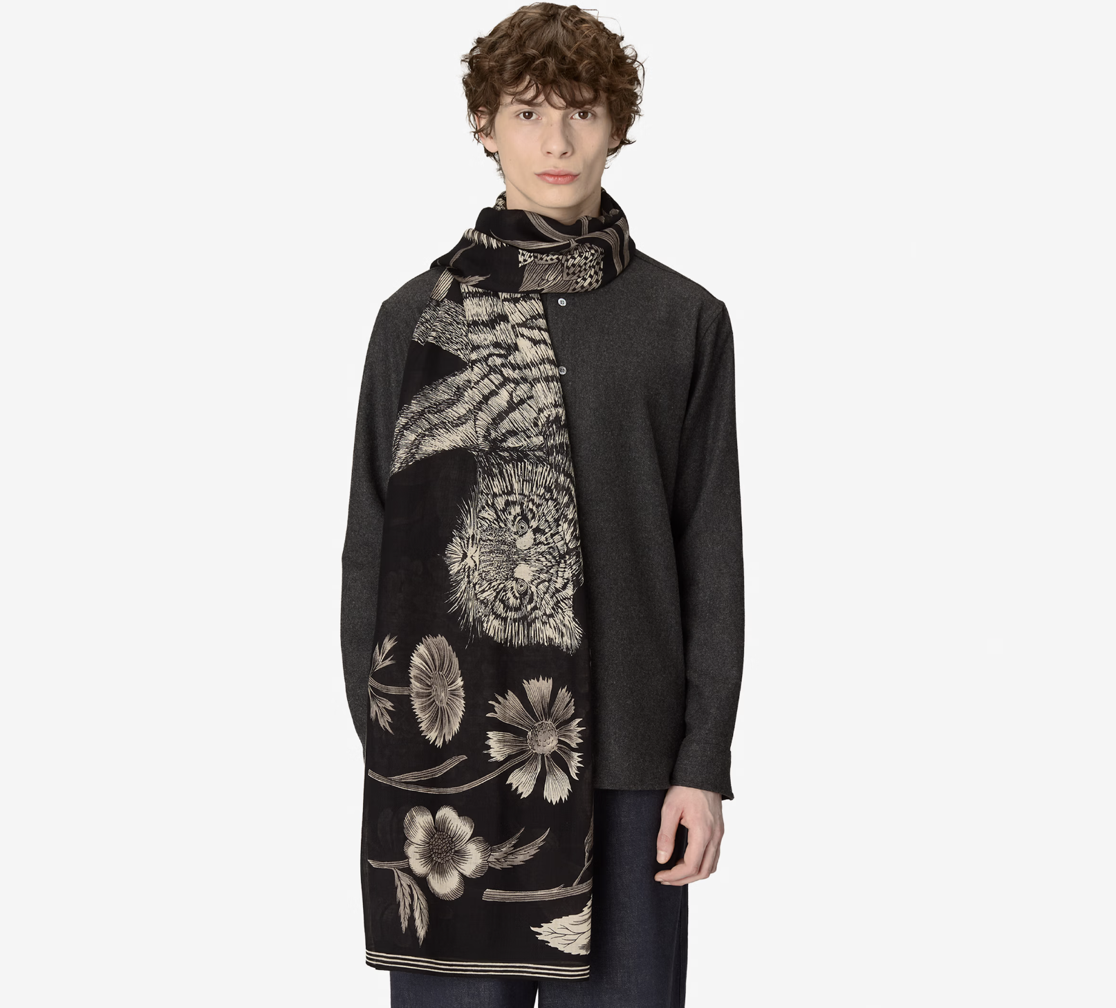 GUSTAV SCARF - BALCK
