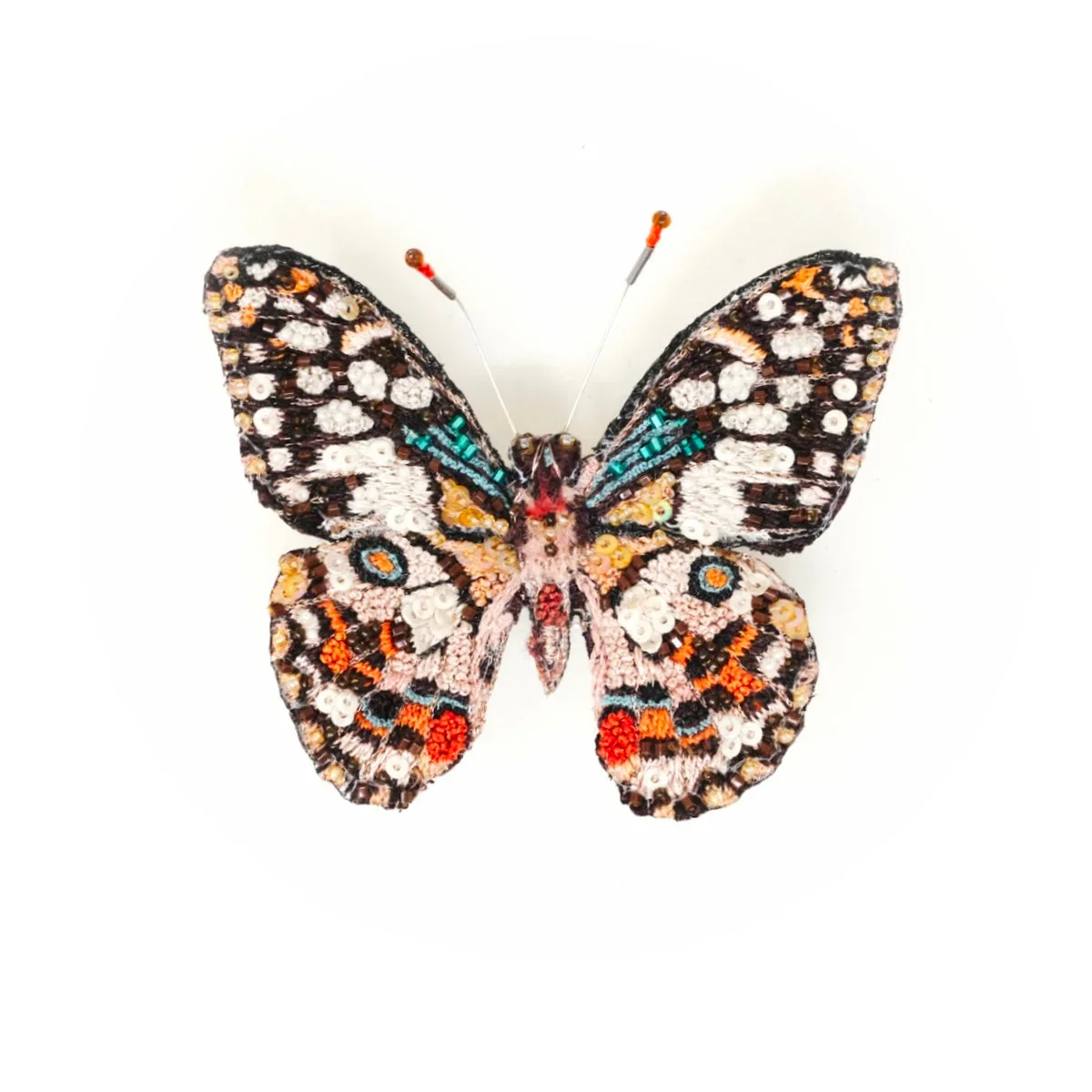 LIME SWALLOWTAIL BUTTERFLY BROOCH PIN