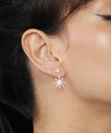 NORTHERN STAR SILVER STUD EARRING