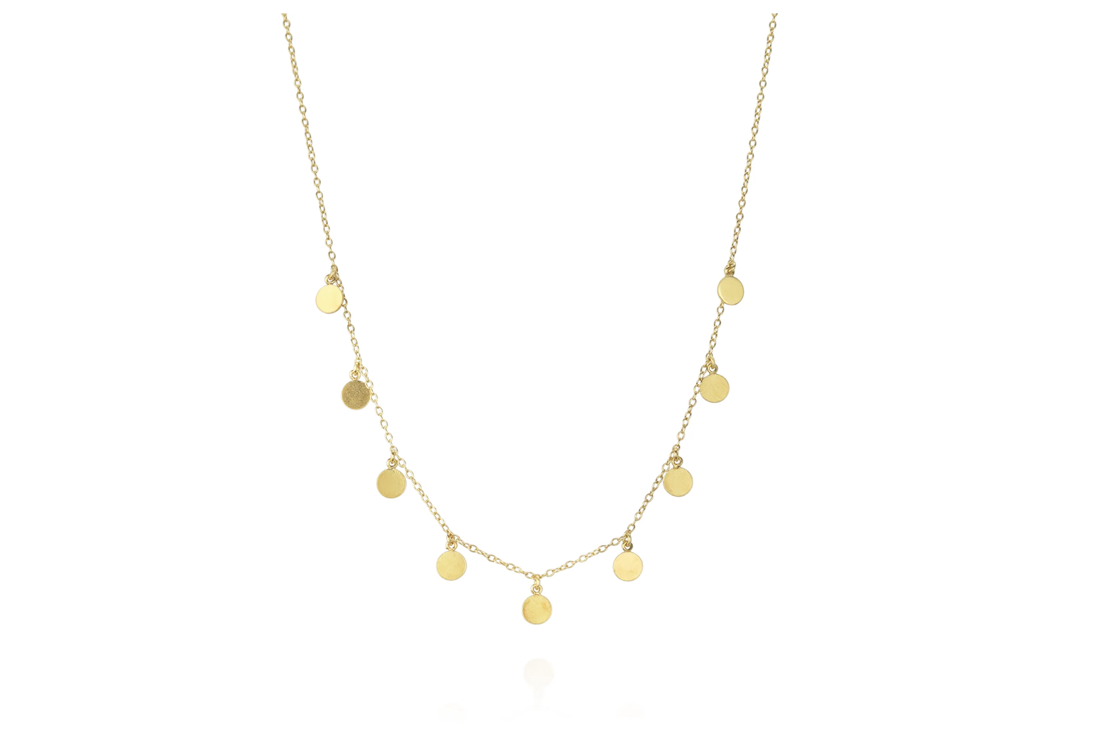 SHIMMERY DISCS NECKLACE