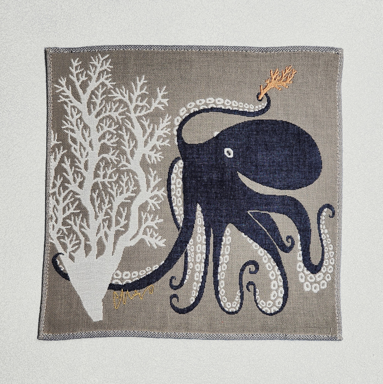 GAUZE HANDKERCHIEF OCTOPUS