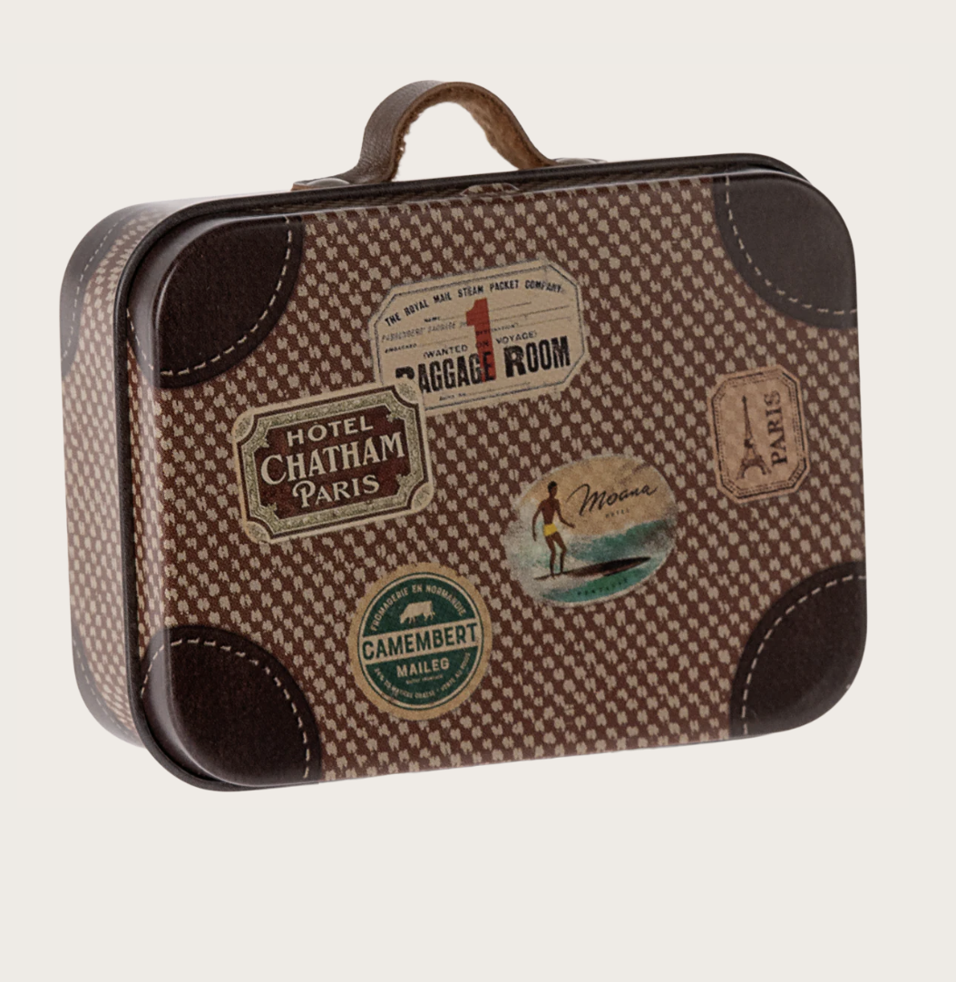 SUITCASE. MICRO - BROWN