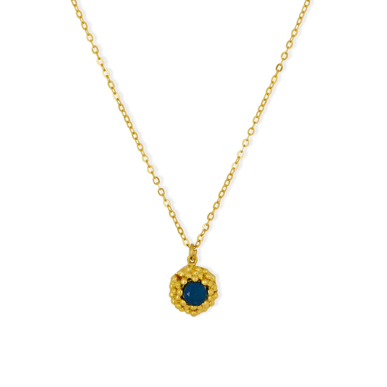 FLOWER CHARM PENDANT NECKLACE