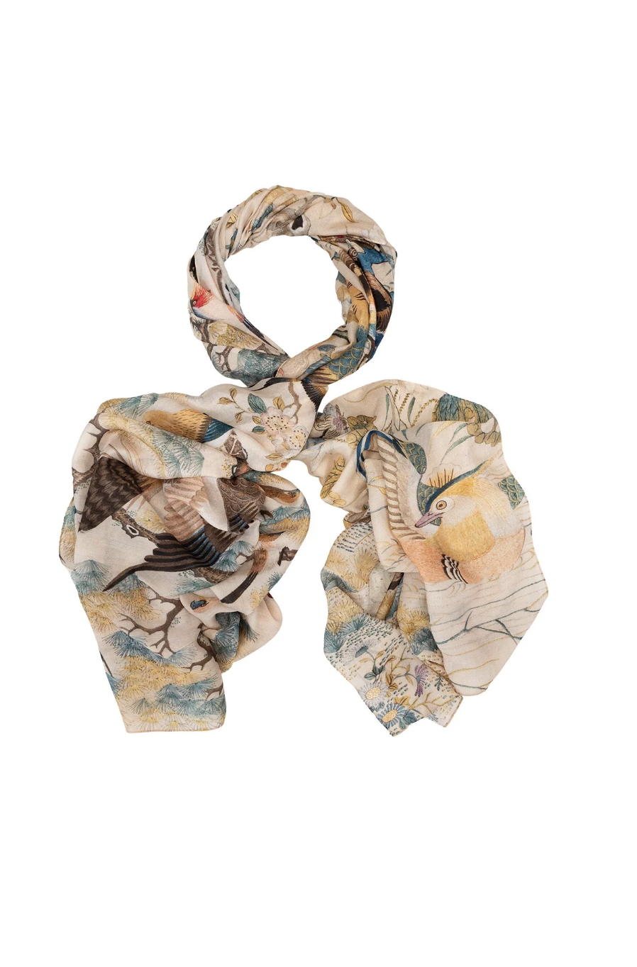 HUMMINGBIRD NUDE SCARF