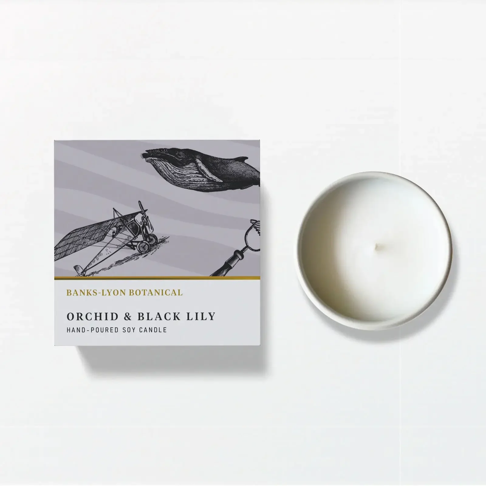 ORCHID & BLACK LILY CANDLE