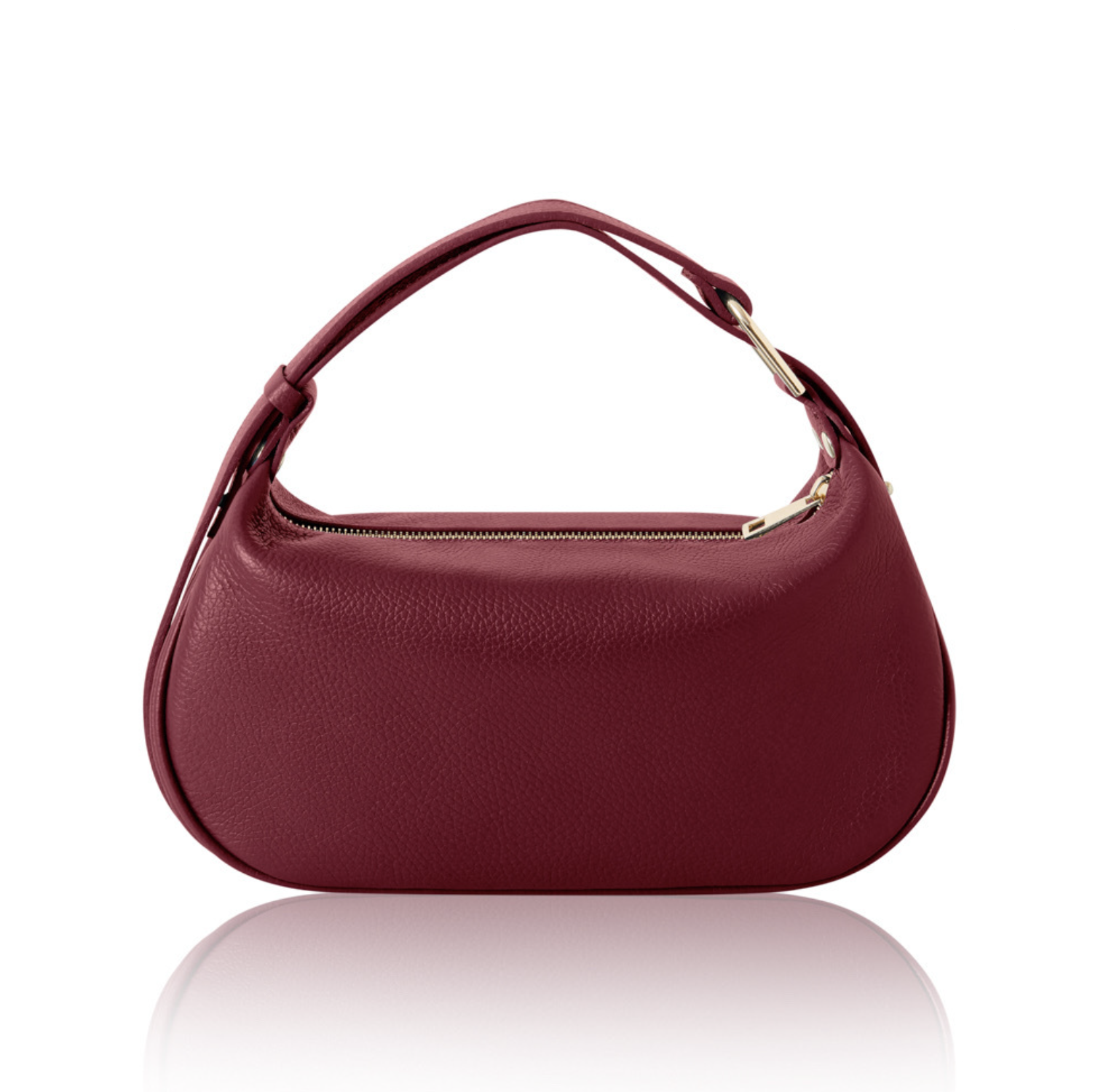ROUND ADJUSTABLE SHOULDER BAG DARK TAN