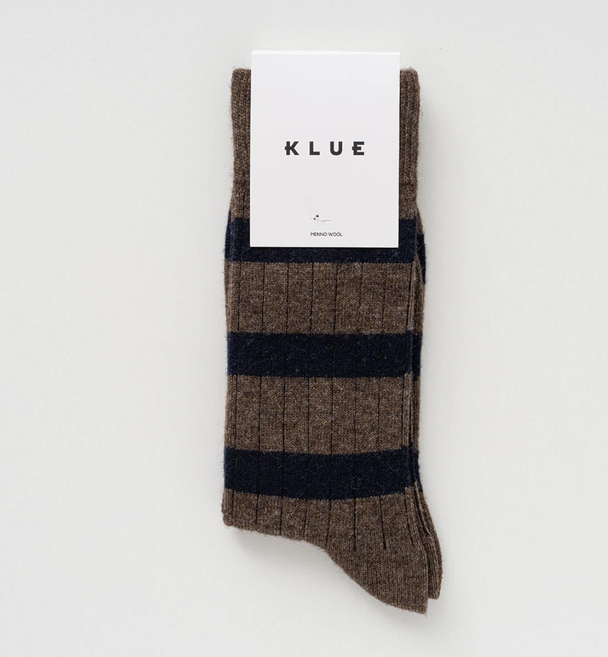 MERINO WOOL SOCKS BROWN & BLACK