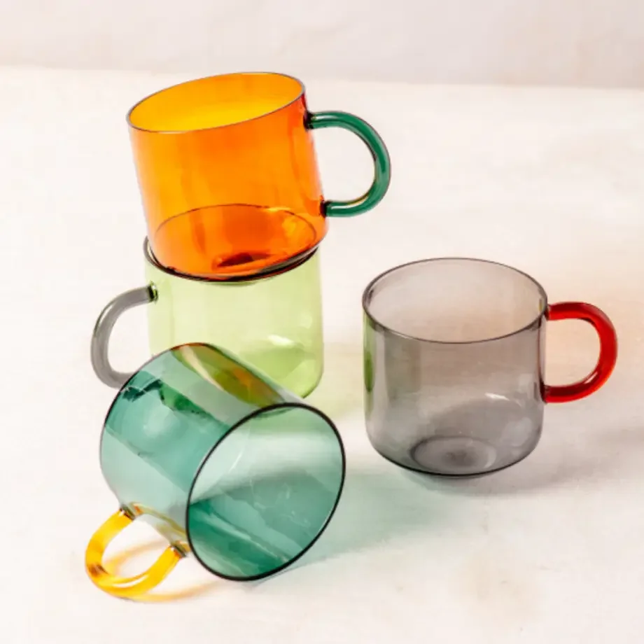NIKO GLASS MUG - TEAL