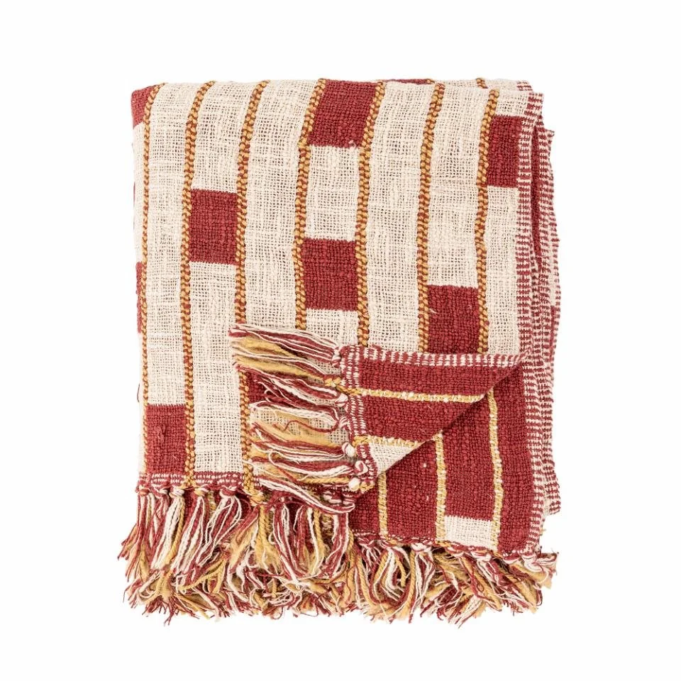 CANG THROW RED COTTON