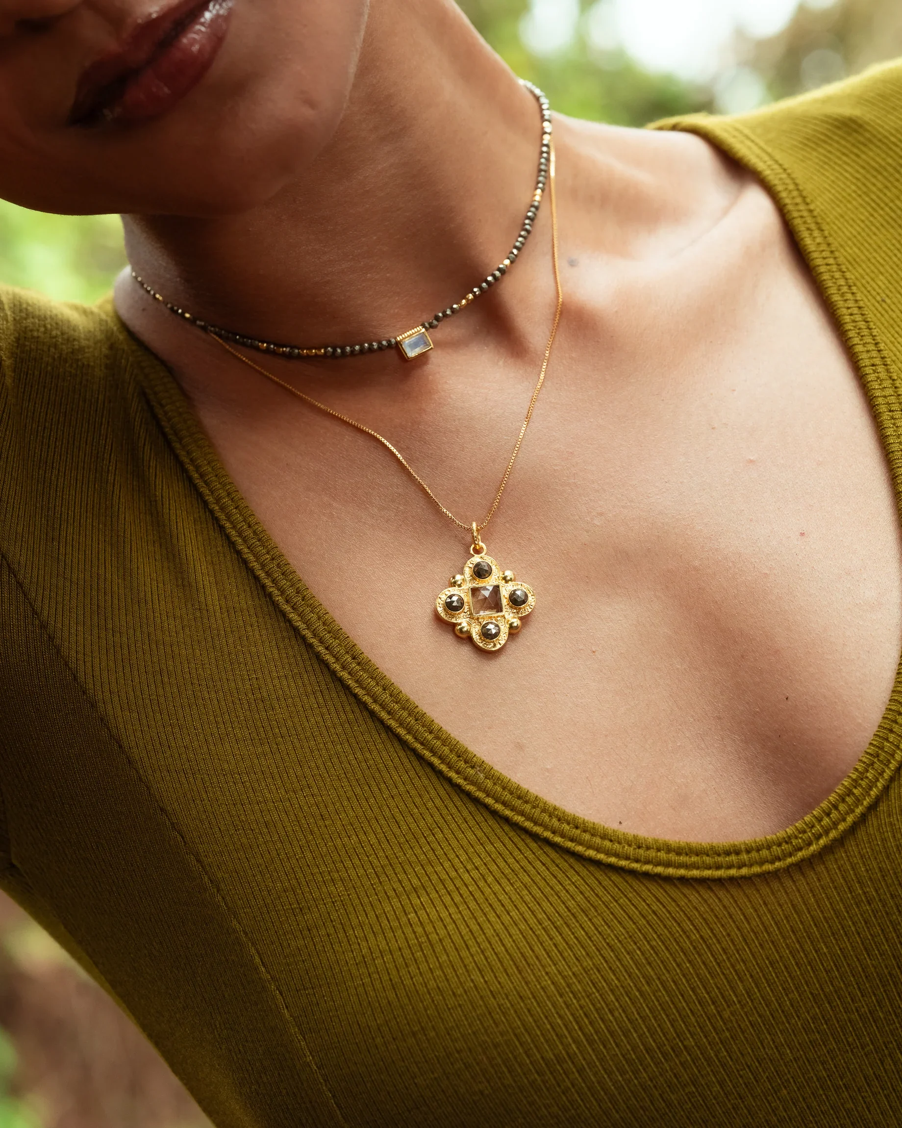 Flame Drizzle necklace