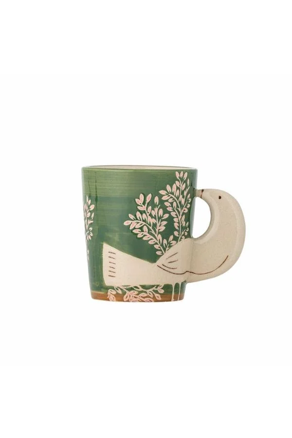 BIRD MUG GREEN