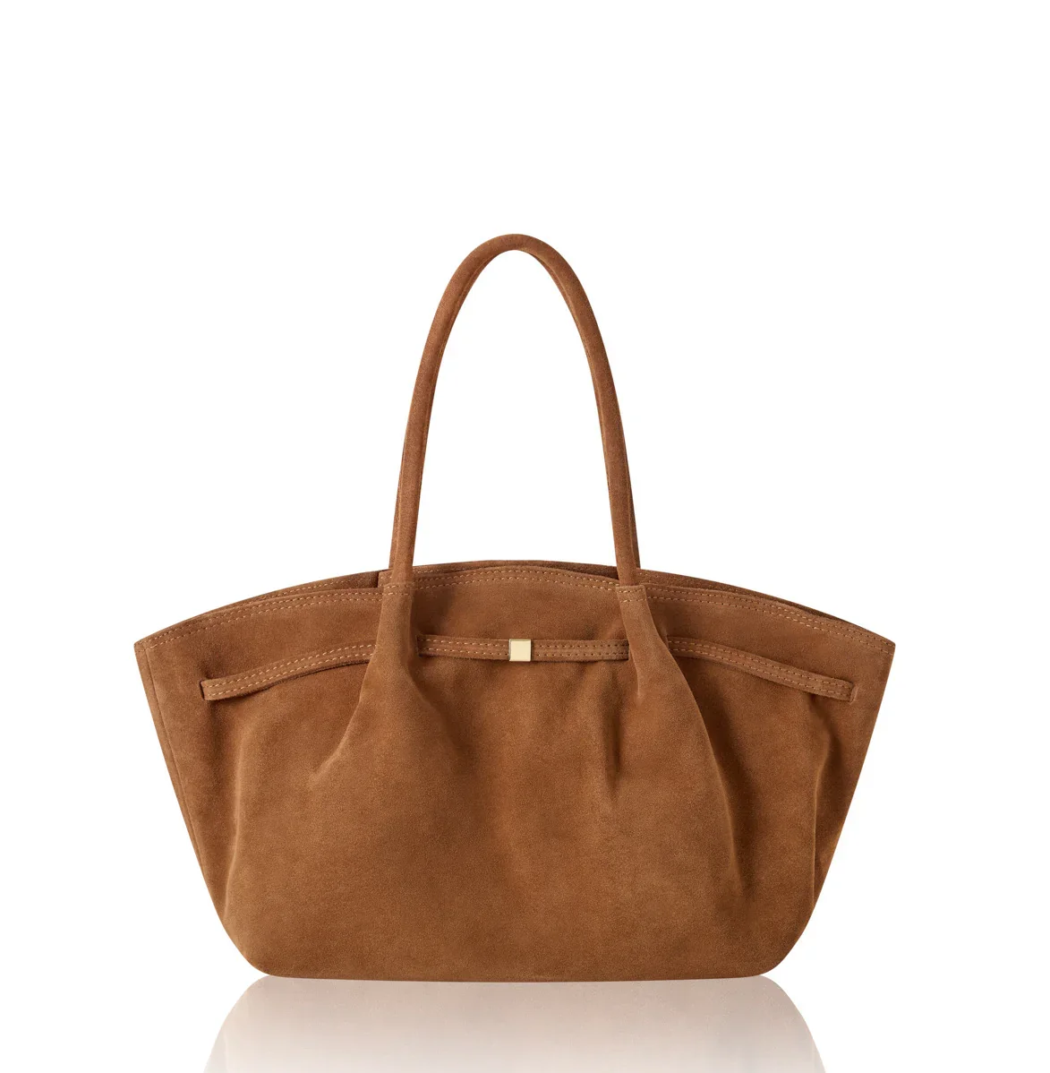 SUEDE OVERSIZED TOTE BAG