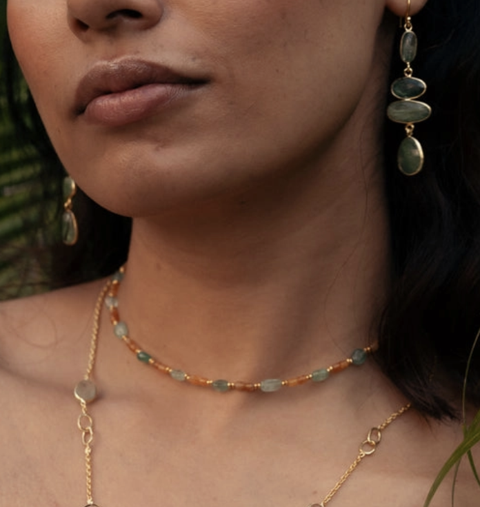 Petal Stones necklace