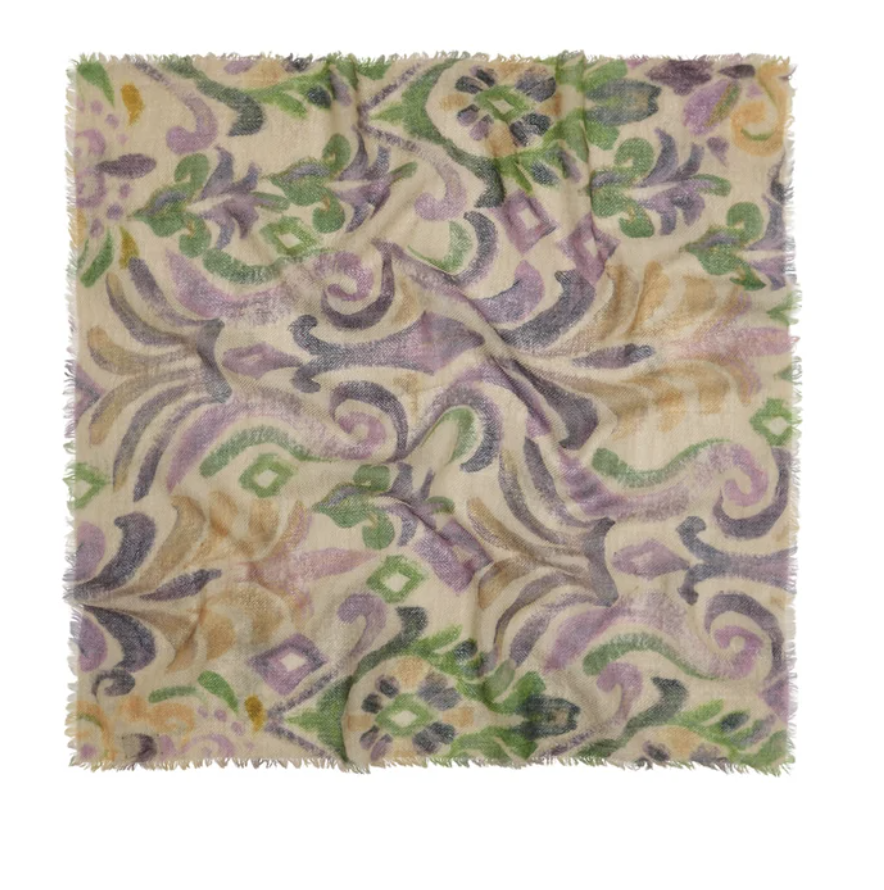 LILAC DREAM CASHMERE & WOOL NECKERCHIEF